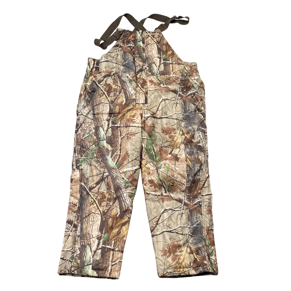 Field & Stream Hunting Bib Mens Size XXL Camo Realtree Hydroproof Ultra